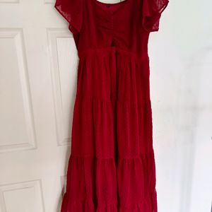 Maroon Maxi Dress