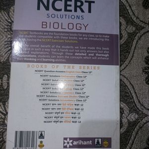 Biology NCERT Solution  Book (Class - 12)