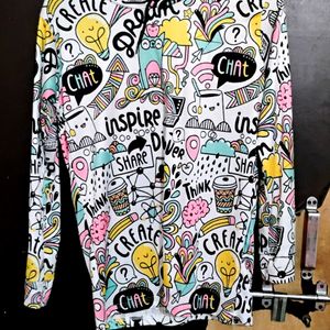 Printed Stylish Hoodie For Women