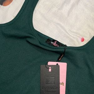 With Tag Green Tank Top