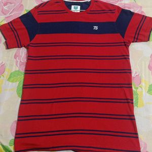 Striped Crew-Neck T-shirt