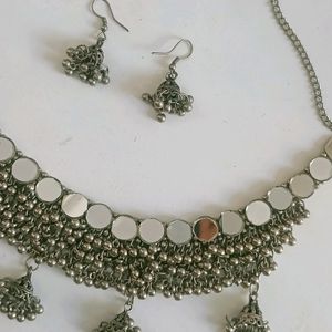 Oxidised Jewellery Set Hardly 2-3 Times Use