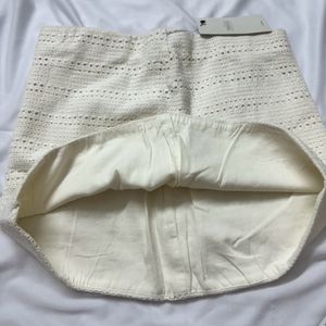 Zara Schiffli Skirt