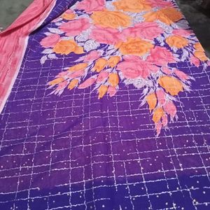 Multicolored Saree