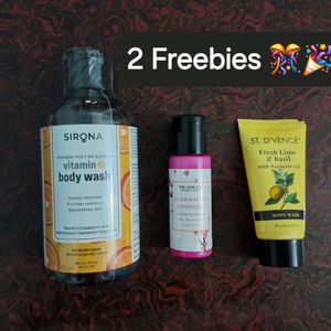 Sirona Vitmin C Body Wash With Two Freebies 🎉💥