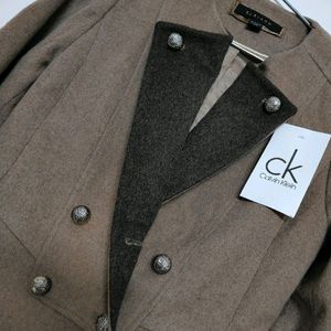 NEW WITH TAG KHAKI OVERCOAT