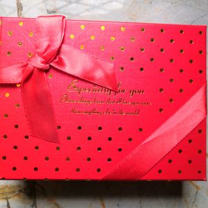 Valentine Gift Red Teddy Bear Box For Couple