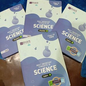 Byju's Class 10 Science Book Set.