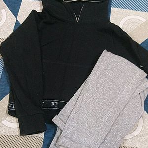 Crop Hoodie And Pant