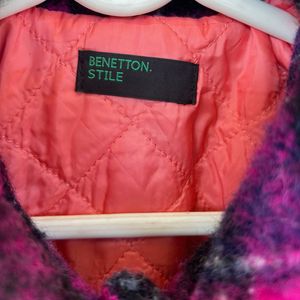 Benetton Tweed Coat 4-6 Years