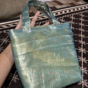 Tissue Silk Shinny Stitched Bag