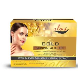 Alna Brand Gold Facial Kit Combo Pack Of 3