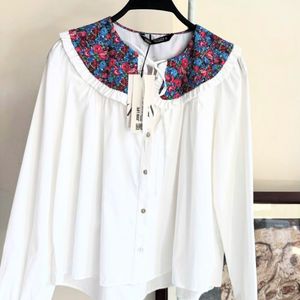 Zara Embroidered Top