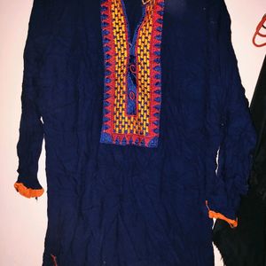 Long Kurti With Collar