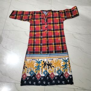 Daily Wear A Line Kurti For Girls