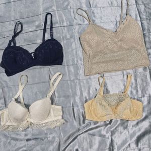 Combo Of 4 Imported Designer Bra