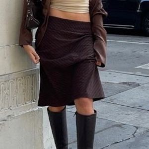 Y2k Brown Skirt