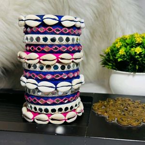 Negotiable Garba Special Bangles 9 💙🧿