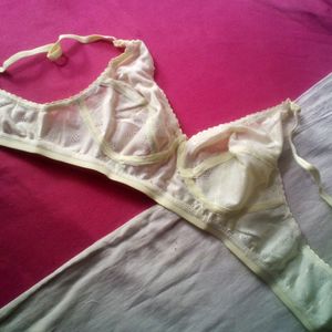 Light Yellow Unused Bra