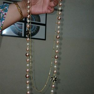 Pearl 2 Layer Necklace