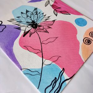 Boho Style Acrylic Canvas Painting Board(HANDMADE)