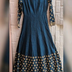 Sapphire Blue Ethnic Gown