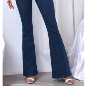 Dark Blue Flared Jeans