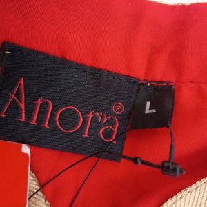 Red Anora Kurta