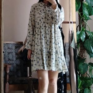 Korean Summer Floral Dress