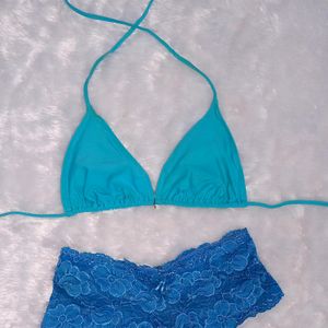 Beautiful Blue Knotted Bikini 👙 💙