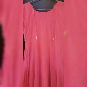 Pink Color Anarkali Suit .