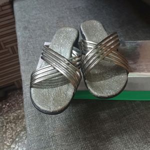 Classic Silver Shine Sandals