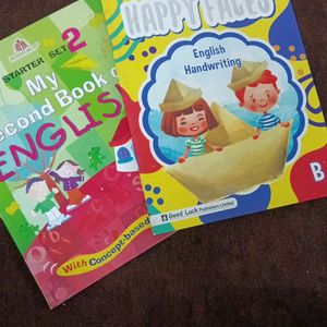 Set Of 2 New English Practice Books For Kids