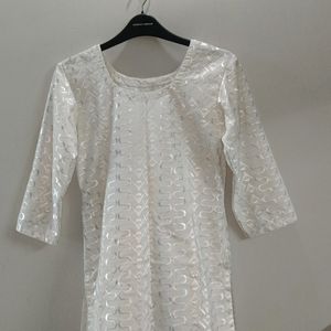 Short White Kurta