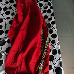 New Price!!Dark Red Cotton Pant Free Size (Only Pa