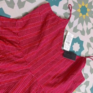 Red XL Peplum Top