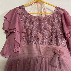 Dusky Pink Party Gown (Unused)