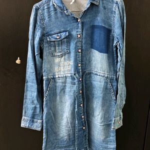 Short Denim Dress