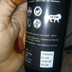 Black Hair Colour Shampoo