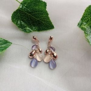 Aestatic Korean Earring (Lavender Colour Stone)💟✨