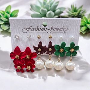 Earrings- 6 Pair