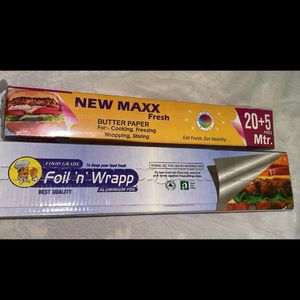 Combo Pack Of Aluminium Foil & Butter Wrap