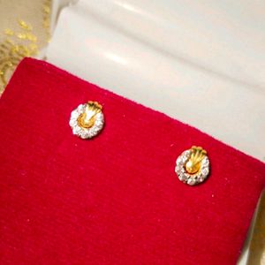 Pure 22ct Gold Earrings For Women/ Girls