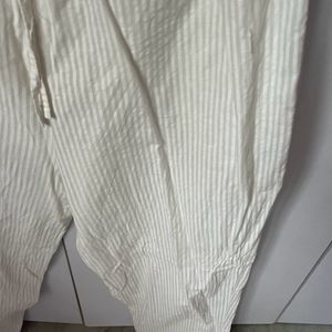 Cotton Striped Trouser