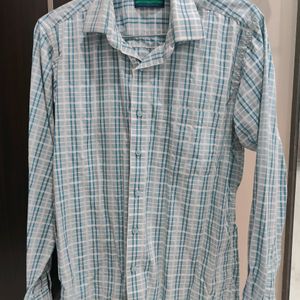 A Checked Bluesish Greyish Shirt, Comfortable Good