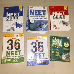 MTG Neet Guide, 36 & Physics Wallah Book (Imp)