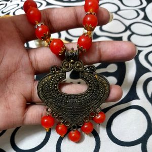 Combo Red Pendant Necklace