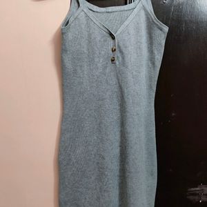 Grey Bodycon Sweater Dress