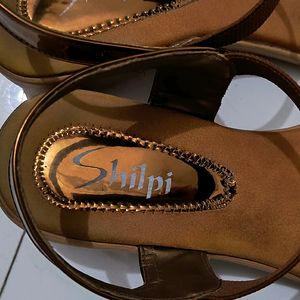 New Copper Gold Sandals