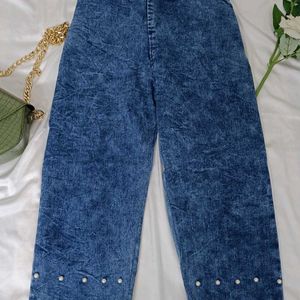 Straight Fit Denim Pants